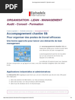 Accompagnement chantier 5S - Eiphedeïx conseil