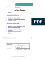 Clasificación y funcionamiento de máquinas eléctricas de corriente continua y alterna