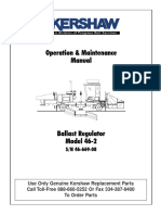 Operation & Maintenance Manual for Ballast Regulator Model 46-2