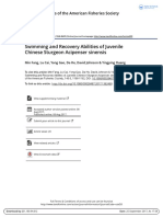 123SwimmingandRecoveryAbilitiesofJuvenileChineseSturgeonAcipensersinensis