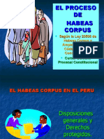 El Proceso de Habeas Corpus