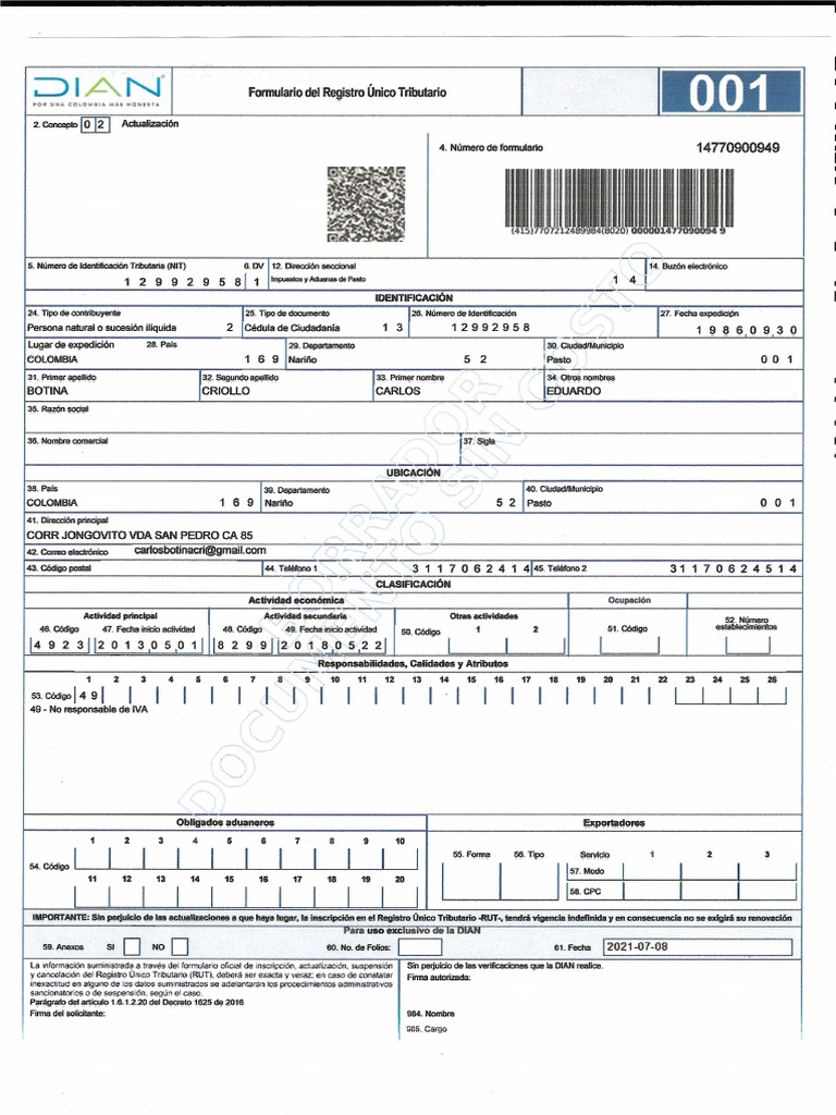 Dian Recibo | PDF