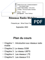 IntroductionRéseaux Radio Mobiles 2022