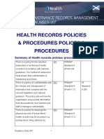 Medical Records Policies