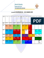 Horario Segundo Ano de Secundaria