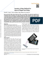 Mobile Image Ratiometry: A New Method For Instantaneous Analysis of Rapid Test Strips