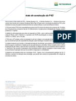 Petrobras Sobre Contrato de Construção Da P-82