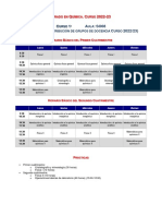 Horario Quimica