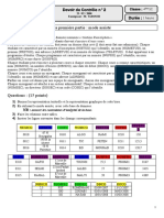 Devoir de Contrôle N°2 Durée