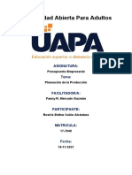 Presupuesto Empresarial (Tarea 3)