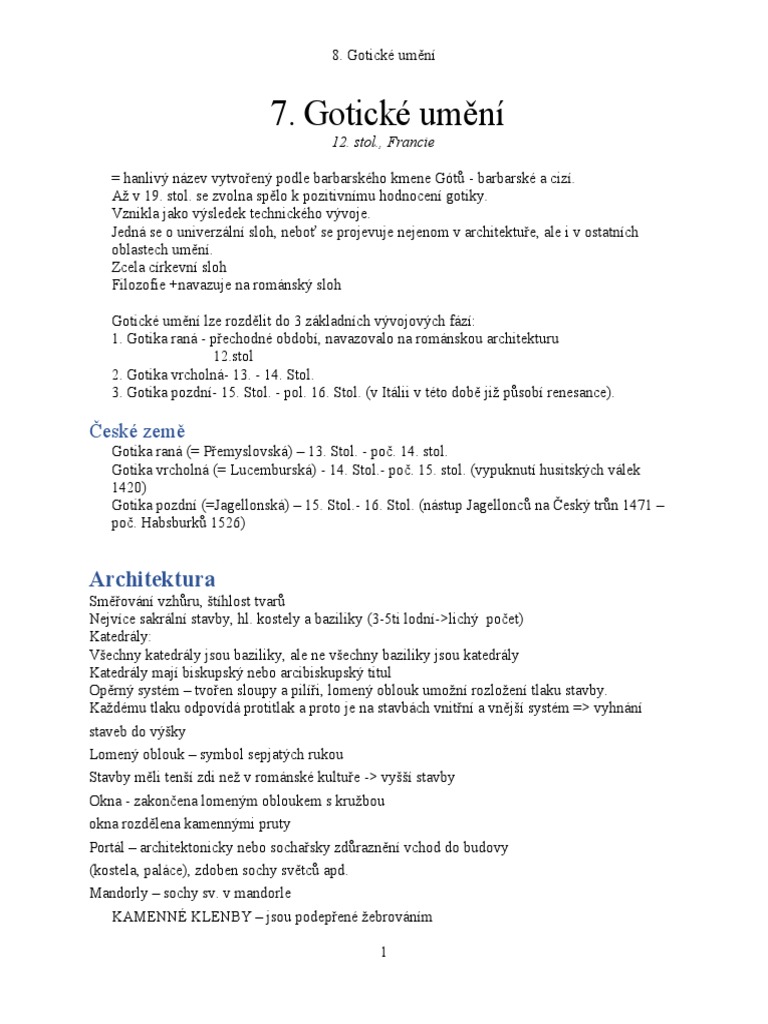 7 - Gotika | PDF