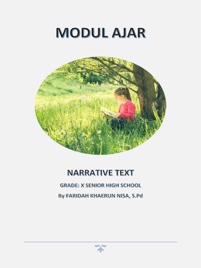 Modul Ajar Bahasa Inggris Kelas X Narrative Text Faridah Kn Pdf