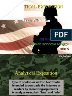 Analytical Exposition