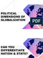 Political Dimensions of Globalization