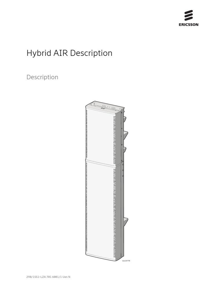 Hybrid AIR CPI Description 08072021 | PDF | Antenna (Radio) | Wireless