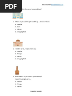 Materi Kelas 2 SD - Publlic Places