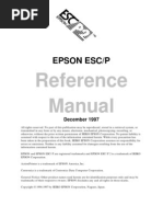 Download Epson ESC Referance Manual by   SN59845178 doc pdf
