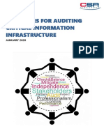 Guidelines For Auditing Critical Information Infrastructure