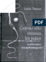 Sinclair Thomson - Cuando Solo Reinasen Los Indios