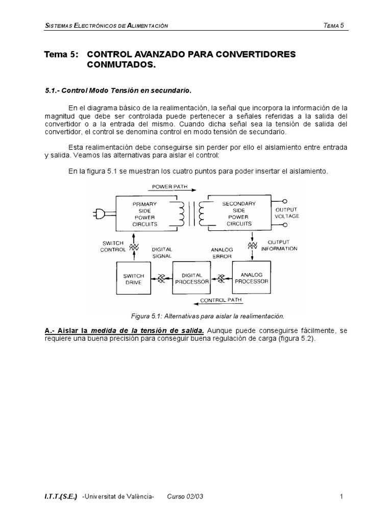 Convertidores CC-CC (Control Avanzado de Convertidores Conmutados ...