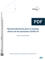 Recomendaciones Manejo Clinico Pacientes COVID-19
