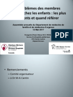 Les Problèmes Des Membres Inférieurs Chez Les Enfants - Les Plus Fréquents Et Quand Référer