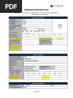 Background Verification Form