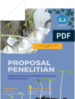 Proposal Penelitian Pertumbuhan Tumbuhan Kacang Hijau