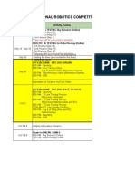 NRC2022 Schedules