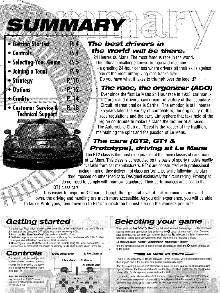 Test Drive Le Mans (English) PDF