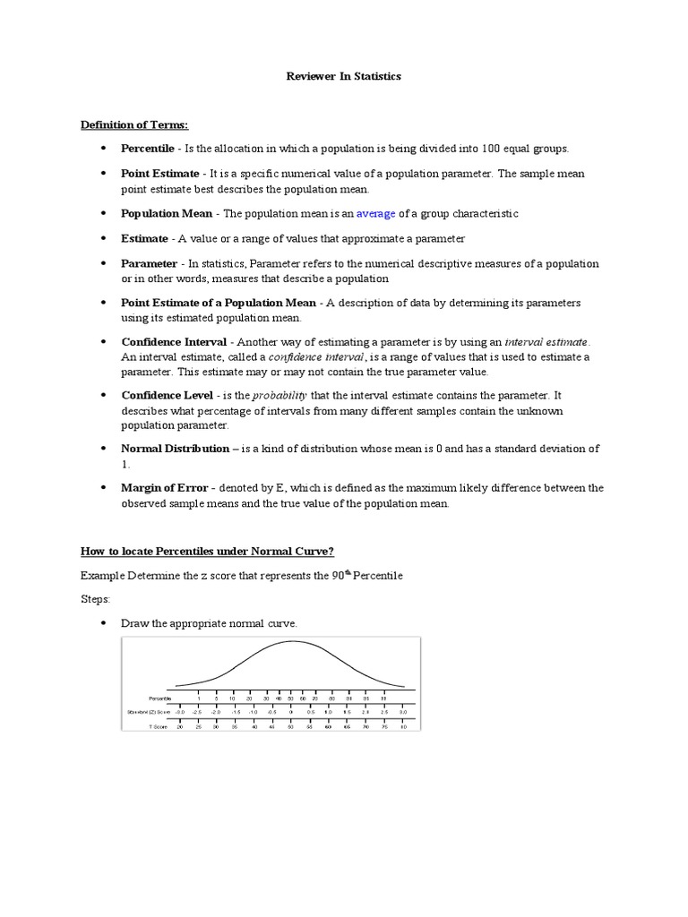 Reviewer in statistics pdf
