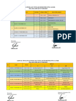 Jadwal Pengawas Penilaian Tengah Semester Ganjil