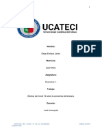 Efectos Del Covid 19 Sobre La Economía Dominicana.