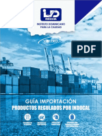 Guia de Importacion Productos Regulados Por Indocal