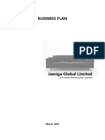 JAMIGA GLOBAL LTD - Furniture Business Plan