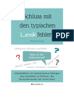 2018 12 03 LEXIKFEHLER Schluss Mit Den Typischen Fehlern GermanSkills.com