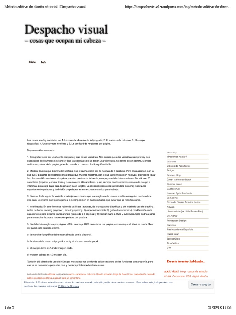 Método Aditivo de Diseño Editorial - 7c Despacho Visual | PDF