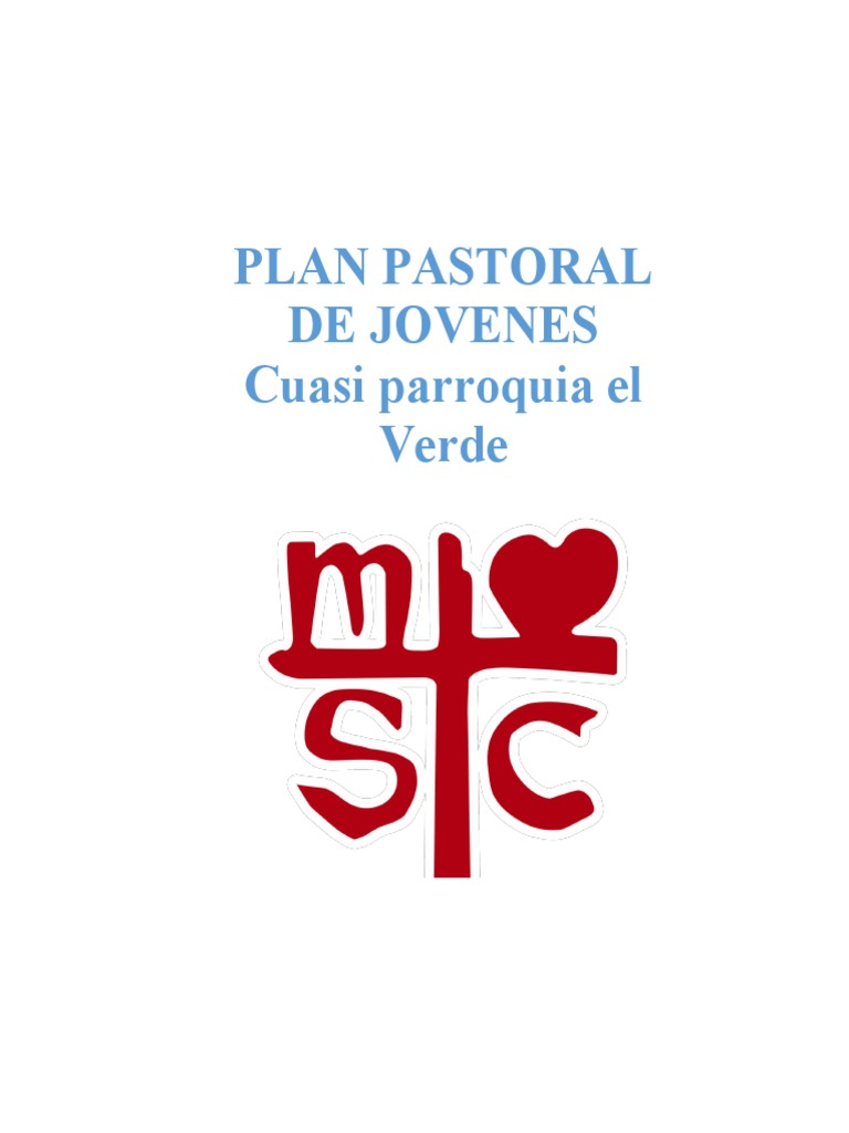 Plan Pastoral de Jovenes | PDF | Amor | Iglesia Católica