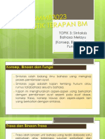 Topik 3 Sintaksis BM Konsep Binaan Dan Fungsi