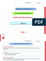 Análisis Del Microentorno: Experiencia Curricular Cultura Empresarial