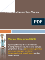 MSDM - 1 (Pengertian-Lingkungan SDM)