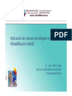 2012 - Aplicación de Nuevas Tecnologías en Rehabilitación Infantil