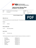 2022 Singapore Grand Prix - Race Scrutineering