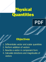 3 Physical Quantities