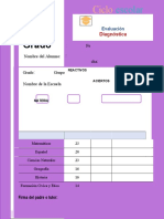 Examen Diagnostico 6grado Fusionado