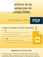 Beneficios de Las Presentaciones de - Google Slides