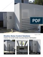 Outdoor Chiller Acoustical Barrier Wall