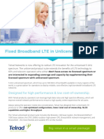 Unlicensed LTE Datasheet Letter PP