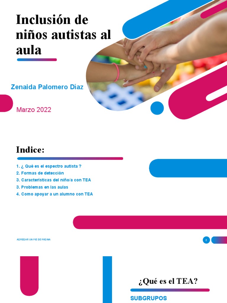 Inclusión de Niños Autistas en el Aula | PDF