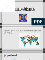 Sociolingüística: Lenguas en contacto y el castellano